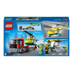 Lego City Kurtarma Helikopteri Nakliyesi 60343 - Thumbnail