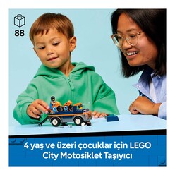 Lego City Motosiklet Taşıyıcı 60491 - Thumbnail