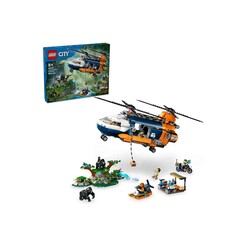 LEGO - Lego City Orman Kaşifinin Helikopteri Kamp Yerinde Seti 60437