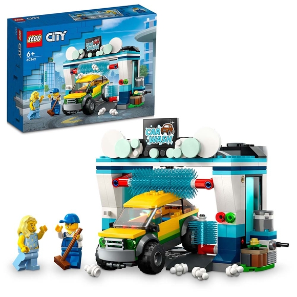 LEGO City Oto Yıkama 60362 Oyuncak Yapım Seti (243 Parça)