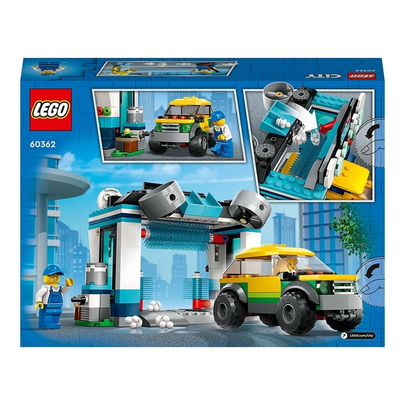 LEGO City Oto Yıkama 60362 Oyuncak Yapım Seti (243 Parça)