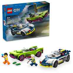 Lego City Polis Arabası Ve Spor Araba Takibi 60415 - Thumbnail