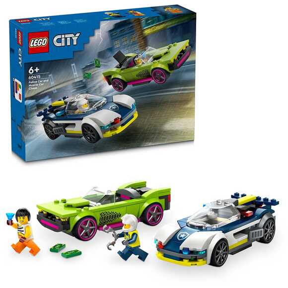 Lego City Polis Arabası Ve Spor Araba Takibi 60415