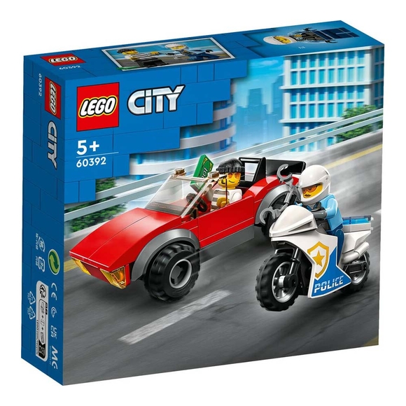 Lego City Polis Motosikleti Araba Takibi 60392