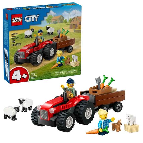 Lego City Römorklu Çiftlik Traktörü 60461