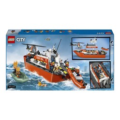 Lego City Sahil Güvenlik Kurtarma Botu Ve Helikopteri 60504 - Thumbnail