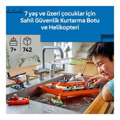 Lego City Sahil Güvenlik Kurtarma Botu Ve Helikopteri 60504 - Thumbnail