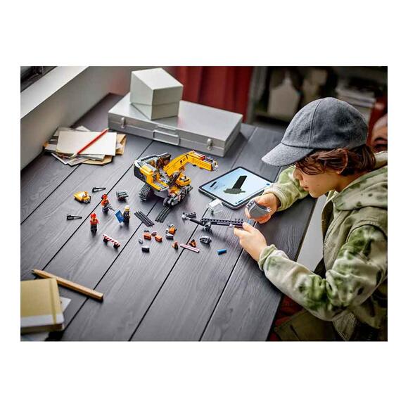 Lego City Sarı İnşaat Ekskavatörü Oyuncak Kazıcı 60420