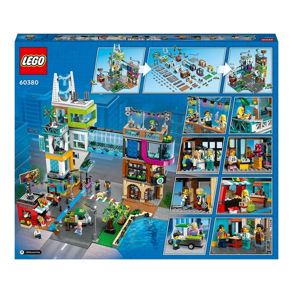 LEGO City Şehir Merkezi 60380 Oyuncak Yapım Seti (2010 Parça)
