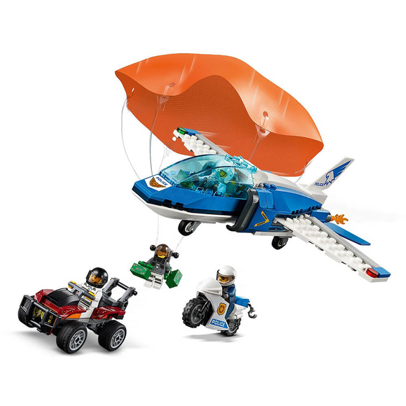 Lego City Sky Police Parachute Arrest 60208