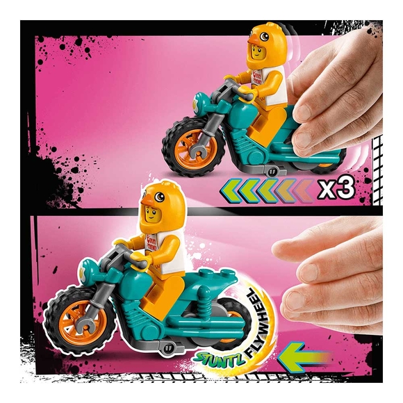 Lego City Tavuk Gösteri Motosikleti 60310