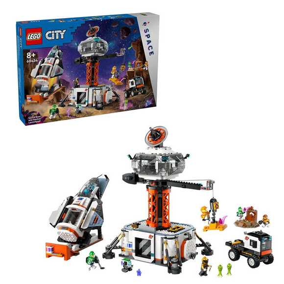 Lego City Uzay Üssü Ve Roket Fırlatma Rampası 60434