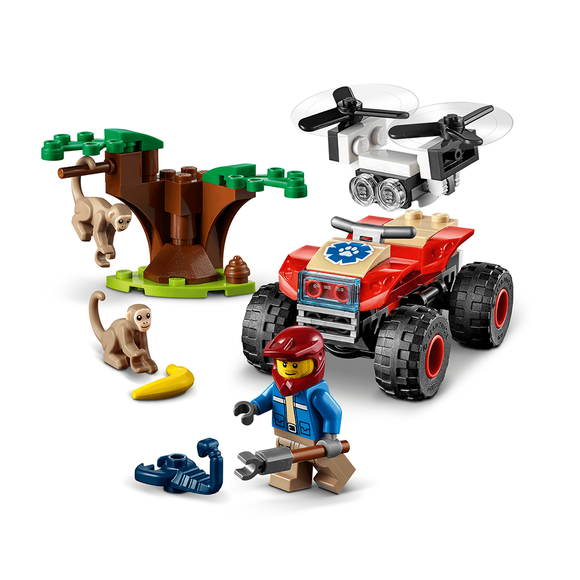 Lego City Vahşi Hayvan Kurtarma ATV’si 60300