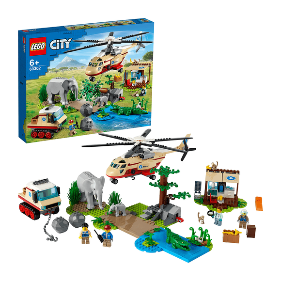 Lego City Vahşi Hayvan Kurtarma Operasyonu 60302