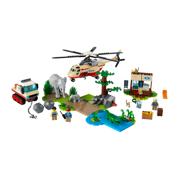 Lego City Vahşi Hayvan Kurtarma Operasyonu 60302