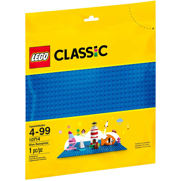 Lego Classic Blue Baseplate 10714