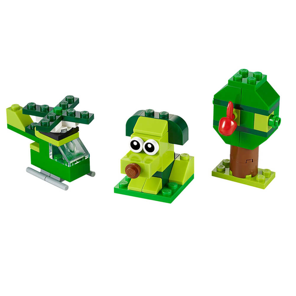 Lego Classic Green Bricks 11007