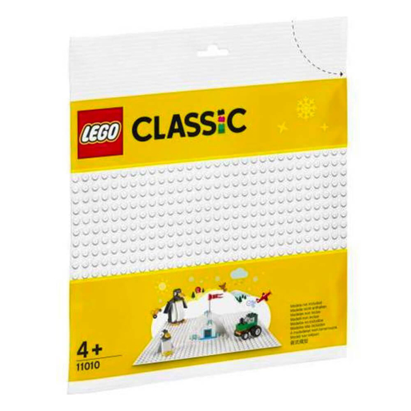 Lego Classic White Baseplate 11010