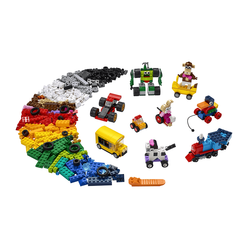 Lego Classic Yapım Parçaları ve Tekerlekler 11014 - Thumbnail