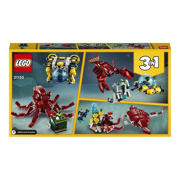 LEGO Creator 3’ü 1 Arada Batık Hazine Görevi 31130 Yapım Seti (522 Parça)