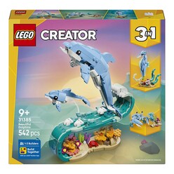 LEGO - Lego Creator 3’Ü 1 Arada Deniz Hayvanları Güzel Yunuslar 31385