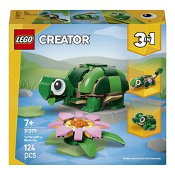 LEGO - Lego Creator 3’Ü 1 Arada Kaplumbağa İle Nilüfer Çiçeği 31377