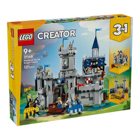 Lego Creator 3’ü 1 Arada Orta Çağ Atlı Şövalye Kalesi 31168