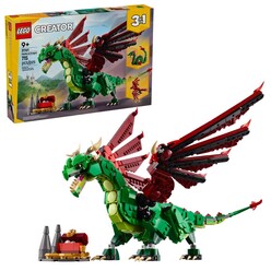 LEGO - Lego Creator 3’Ü 1 Arada Orta Çağ Ejderhası Oyun Seti 31161