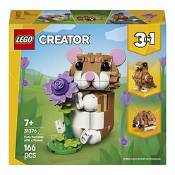 LEGO - Lego Creator 3’Ü 1 Arada Sevimli Hamster İle Çiçek 31376