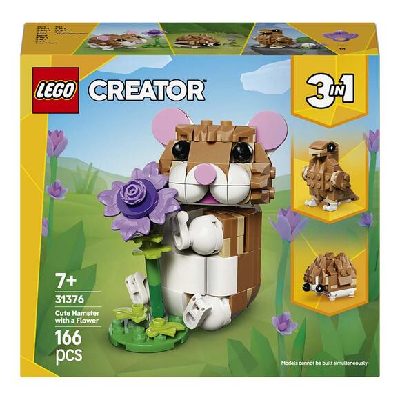 Lego Creator 3’Ü 1 Arada Sevimli Hamster İle Çiçek 31376