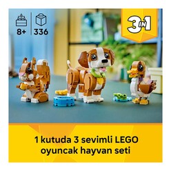 Lego Creator 3’Ü 1 Arada Sevimli Hayvanlar Yavru Köpek 31382 - Thumbnail