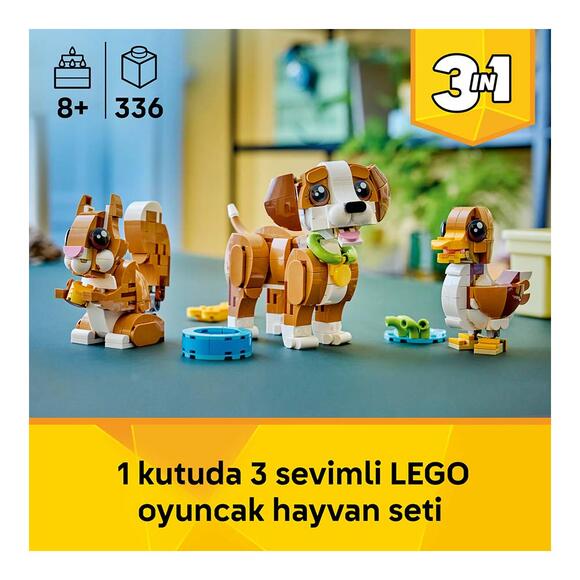 Lego Creator 3’Ü 1 Arada Sevimli Hayvanlar Yavru Köpek 31382