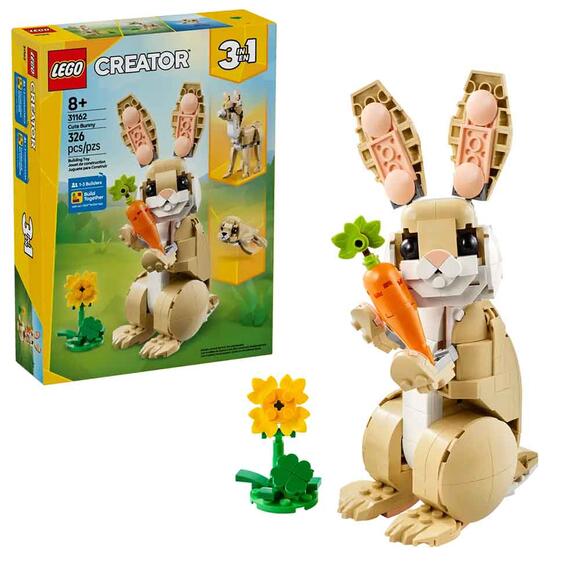 Lego Creator 3’Ü 1 Arada Sevimli Tavşan Oyun Seti 31162