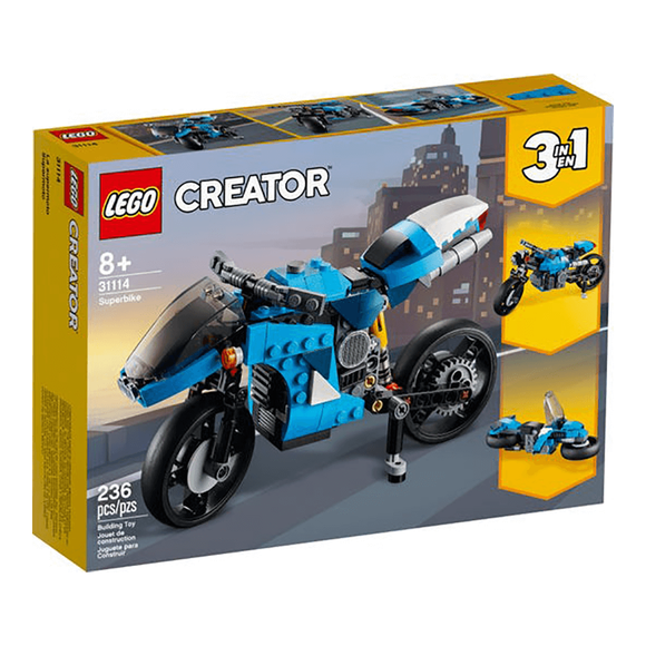 Lego Creator 3’ü 1 Arada Süper Motosiklet 31114