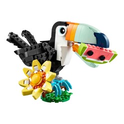 Lego Creator 3’ü 1 Arada Vahşi Hayvanlar Tropikal Tukan Kuşu Figürü 31173 - Thumbnail