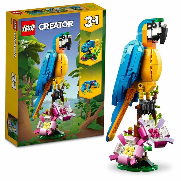 Lego Creator Egzotik Papağan 31136