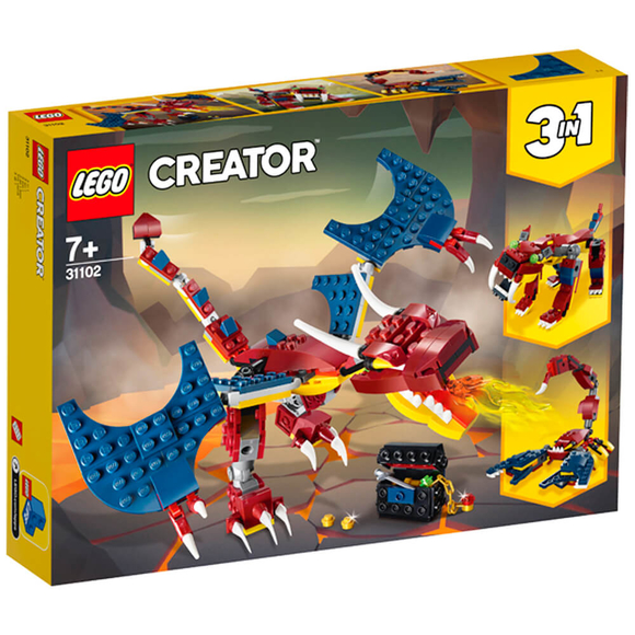 Lego Creator Fire Dragon 31102