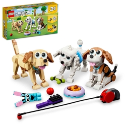 LEGO Creator Sevimli Köpekler 31137 Oyuncak Yapım Seti (475 Parça) - Thumbnail