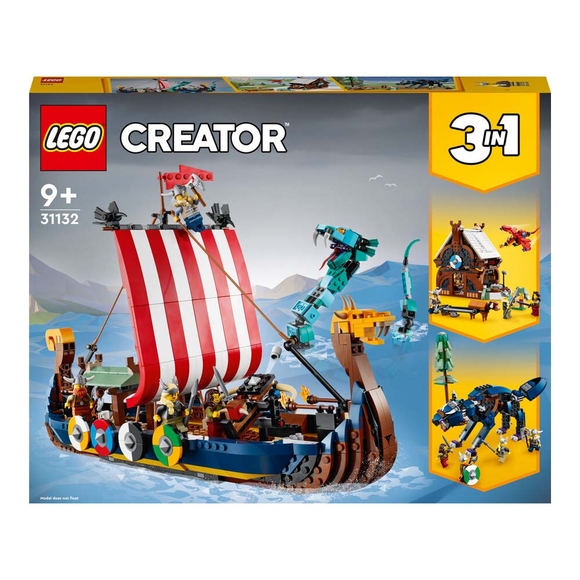 Lego Creator Viking Gemisi ve Midgard Yılanı 31132