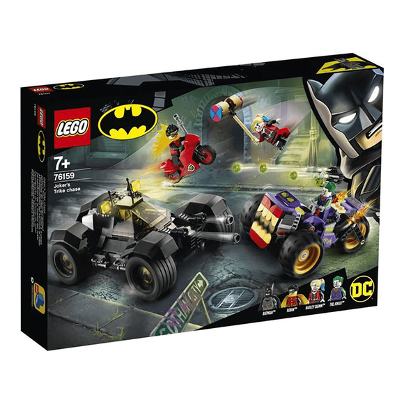 Lego DC Batman Joker’in Üç Tekerlekli Motosiklet Takibi 76159