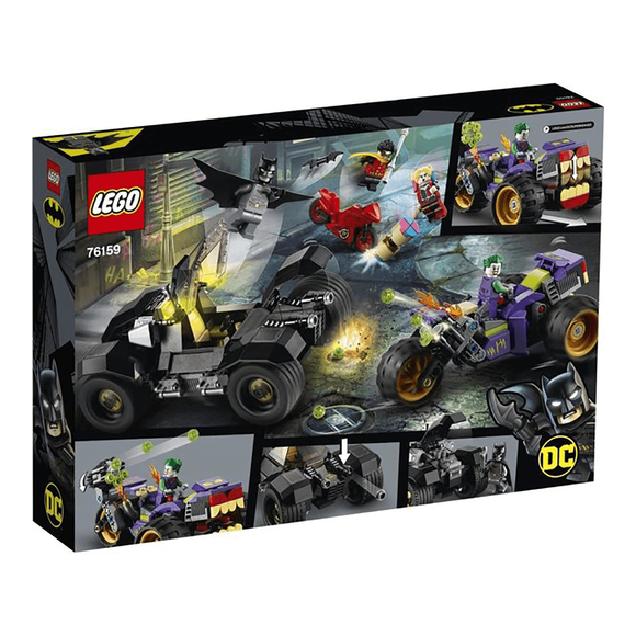 Lego DC Batman Joker’in Üç Tekerlekli Motosiklet Takibi 76159