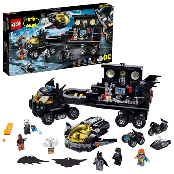 LEGO DC Mobil Yarasa Üssü 76160 Yapım Seti