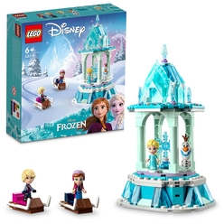 LEGO - LEGO Disney Anna ve Elsa’nın Sihirli Atlıkarıncası 43218 Oyuncak Yapım Seti (175 Parça)