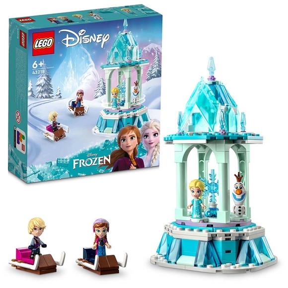 LEGO Disney Anna ve Elsa’nın Sihirli Atlıkarıncası 43218 Oyuncak Yapım Seti (175 Parça)