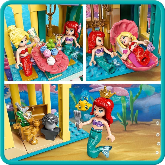 LEGO Disney Ariel’in Su Altı Sarayı 43207 Yapım Seti (498 Parça)