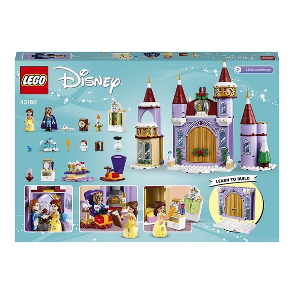 LEGO Disney Belle’in Şatosu Kış Kutlaması (43180) Yapım Seti (238 Parça)