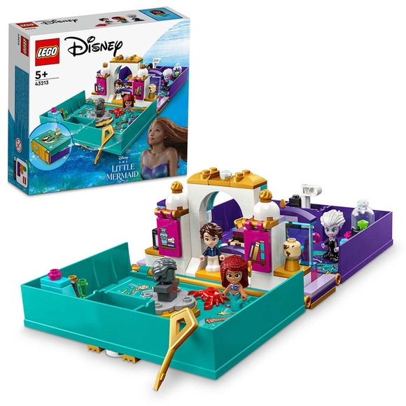 LEGO Disney Küçük Deniz Kızı Hikaye Kitabı 43213 Oyuncak Yapım Seti (134 Parça)