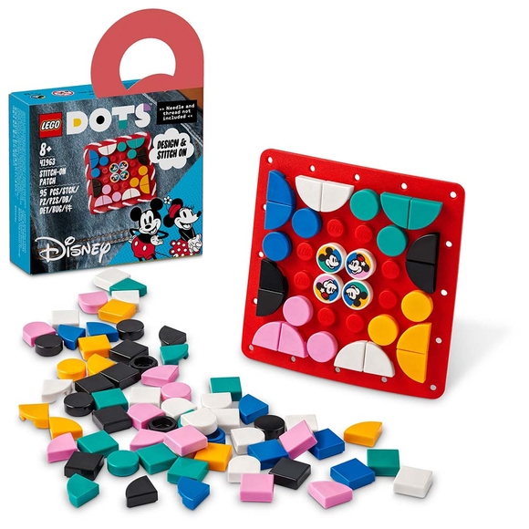 LEGO DOTS Disney Mickey Fare ve Minnie Fare Dikilebilir Kare Parça 41963 Seti (95 Parça)