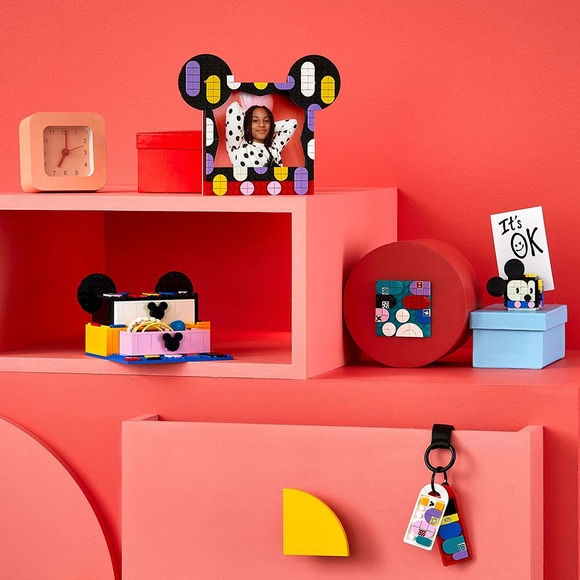LEGO DOTS Disney Mickey Fare ve Minnie Fare Okula Dönüş Projesi Kutusu 41964