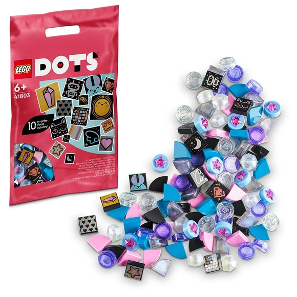 LEGO DOTS Ekstra DOTS Seri 8 Sim ve Işıltı 41803 Kendin Yap Süsleme Seti (115 Parça)
